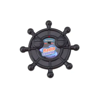 Szczegółowa łódź policyjna RC z wyraźnymi oznaczeniami i certyfikatem bezpieczeństwa