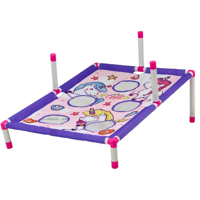 Zestaw do rzutów woreczkiem i obręczą z atrakcyjnymi elementami gry