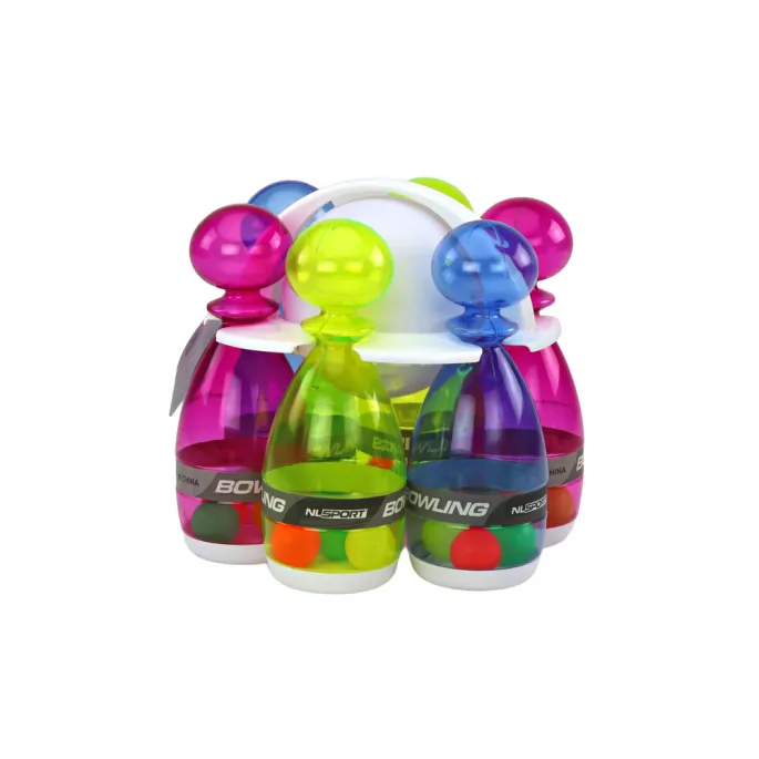 Zestaw kręgli dla rodziny, idealny do zabawy w domu i na świeżym powietrzu