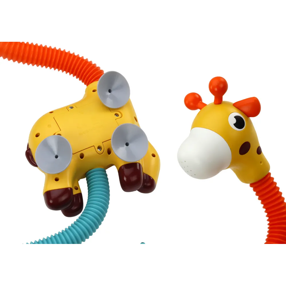 Interaktywny prysznic żyrafa montowany na wannie dla malucha