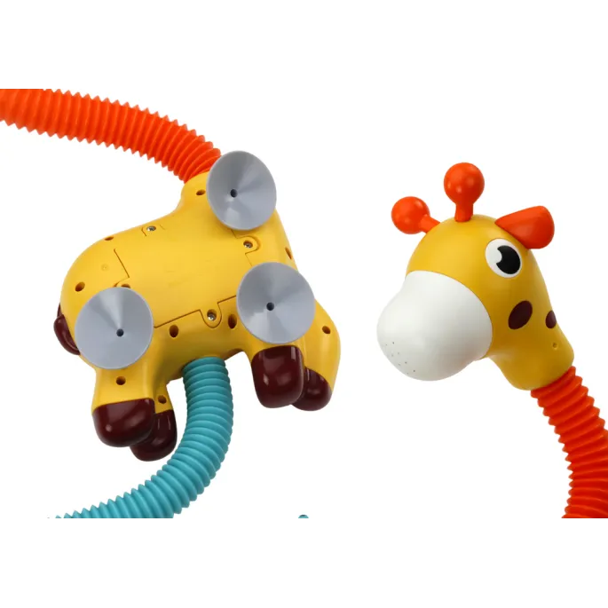 Interaktywny prysznic żyrafa montowany na wannie dla malucha