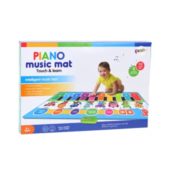 Kolorowa mata muzyczna do nauki melodii i instrumentów dla najmłodszych