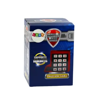 Nowoczesny sejf edukacyjny na monety i banknoty dla najmłodszych