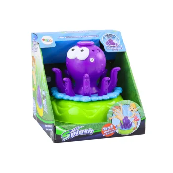 Fioletowa ośmiornica do zabawy wodnej i tworzenia baniek na świeżym powietrzu