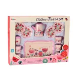 Zestaw kawowy i herbaciany w kwiatowe motywy dla najmłodszych