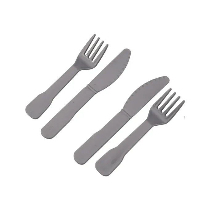 Komplet fast food z kolorowymi deserami i owocami dla dzieci