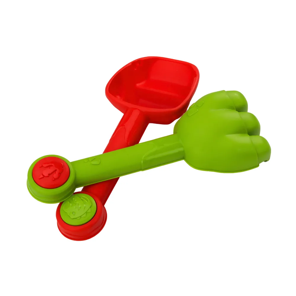 Kolorowy komplet do piasku z młynkiem i sitkiem, idealny w ogrodzie