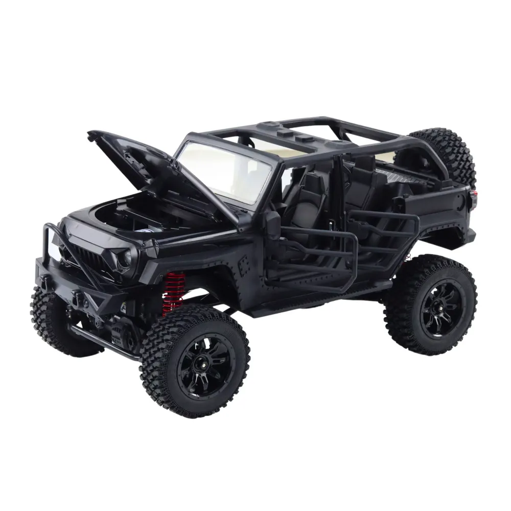 Model pojazdu off-road RC z metalowymi amortyzatorami i światłami LED