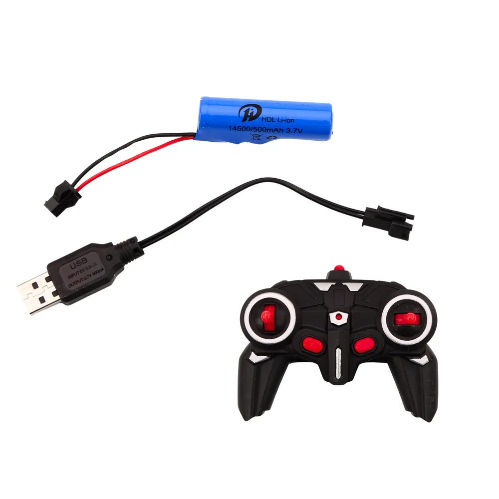 Prezentacja realistycznego czerwonego samochodu zdalnie sterowanego