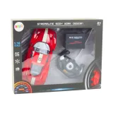 Zestaw z samochodem sportowym RC, pilotem, akumulatorem i ładowarką