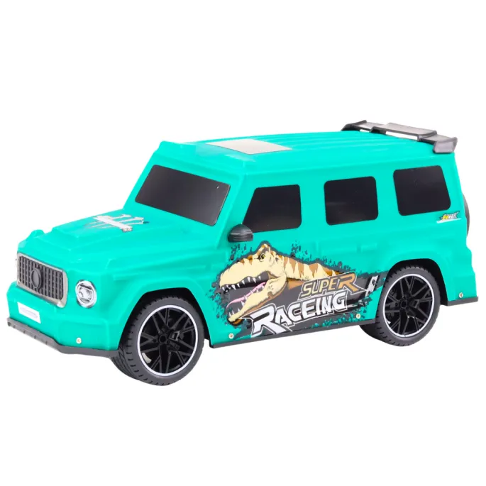 RC auto terenowe dla dzieci z efektem dinozaura i światłami LED