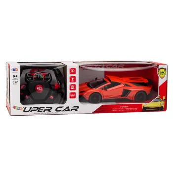 Dynamiczny samochód z efektami świetlnymi i dźwiękowymi dla dzieci powyżej 6 lat