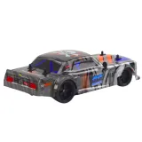 Zdalnie sterowany samochód RC szary 1:18 podczas jazdy