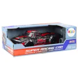 Detail gumowych opon zdalnie sterowanego samochodu pick-up RC