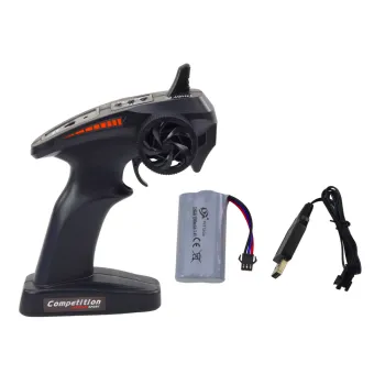 Opakowanie samochodu sportowego RC z akcesoriami