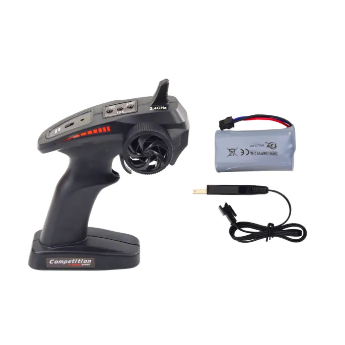 Dynamiczny model auta sportowego zdalnie sterowanego z pilotem 2.4 GHz