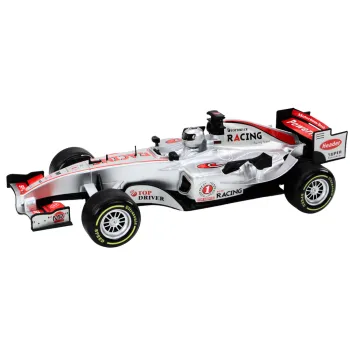 Wyścigówka Zdalnie Sterowana RC 1:12 Srebrna Światła Dźwięki