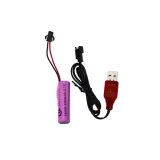 Komplet: kombajn, przystawka zbożowa i akcesoria na tle opakowania