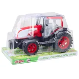 Edukacyjna zabawka rolnicza - duży czerwony traktor dla dziecka