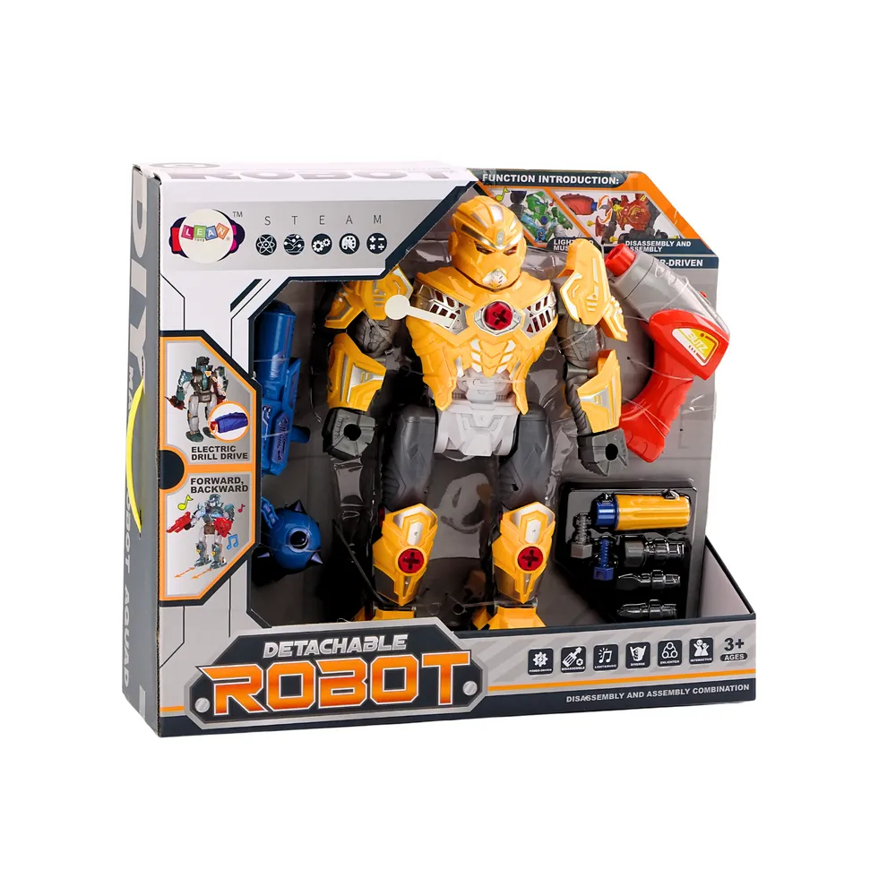 Interaktywny robot konstrukcyjny z bezpiecznych materiałów