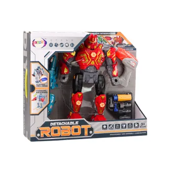 Robot zabawka dla dzieci z funkcją samodzielnego montażu i narzędziami