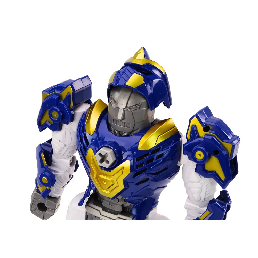 Interaktywny robot z akcesoriami: śrubokręt, broń i wiertarka dla dzieci