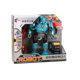 Zabawka robot z akcesoriami, broń oraz wiertarka dla małych konstruktorów