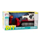 Interaktywna koparka gąsienicowa z ruchomą łyżką dla dzieci