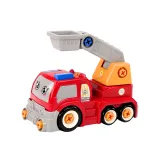 Kreskówkowa ciężarówka do rozkręcania z ruchomym wysięgnikiem na biurku