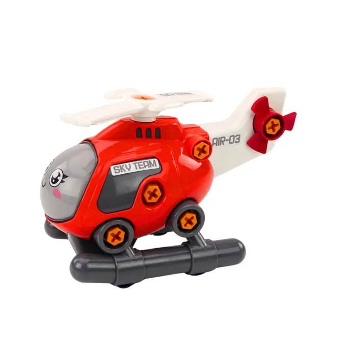 Edukacyjny helikopter DIY dla dzieci do samodzielnego montażu