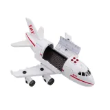 zabawka samolot z otwartymi drzwiami i narzędziami montażowymi