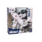 samolot pasażerski efektami świetlnymi i dźwiękowymi stojący na podłodze