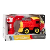 Interaktywna lokomotywa dla dzieci na pilota, wspierająca rozwój manualny