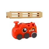 Automatyczny samochód dinozaur działający na baterie z kolorowymi klockami