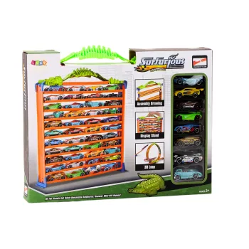 Zabawka motoryzacyjna dla dzieci powyżej 3 lat z torami i samochodzikami