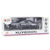 Zabawka samochód sportowy z otwieranymi elementami, metalowa konstrukcja