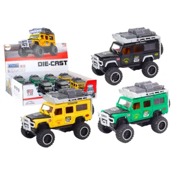 Metalowy samochód terenowy Guard 1:32 z efektem świateł i dźwięków