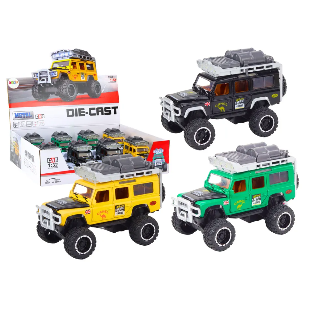 Metalowy samochód terenowy Guard 1:32 z efektem świateł i dźwięków