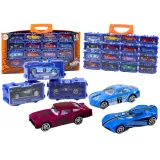 Kompletny zestaw 16 metalowych autek resoraków w praktycznej walizce