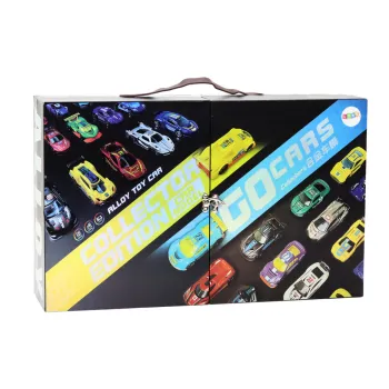 Kolorowe resoraki i plan miasta w poręcznej walizce dla dzieci