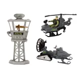 helikopter militarny do zabawy z figurkami żołnierzy