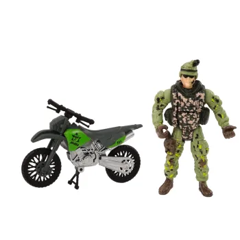 komplet pojazdów wojskowych ze światłami i dźwiękiem dla dzieci