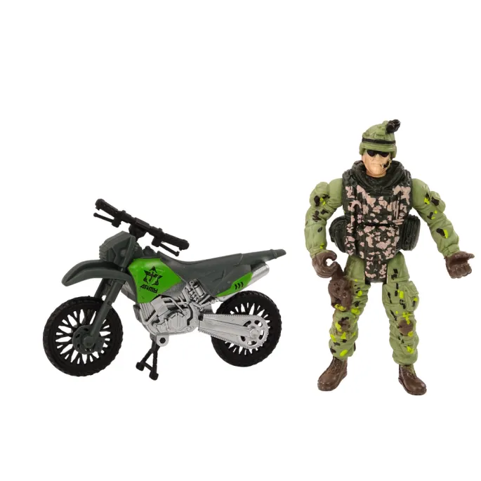 komplet pojazdów wojskowych ze światłami i dźwiękiem dla dzieci