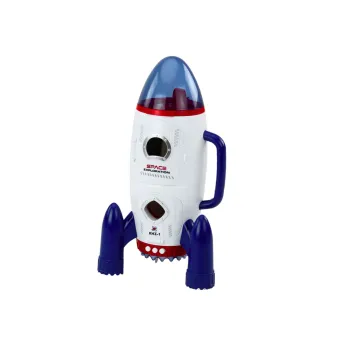 Rakieta Kosmiczna Otwierana Kosmonauci Pojazd Kosmiczny Światła Dźwięki