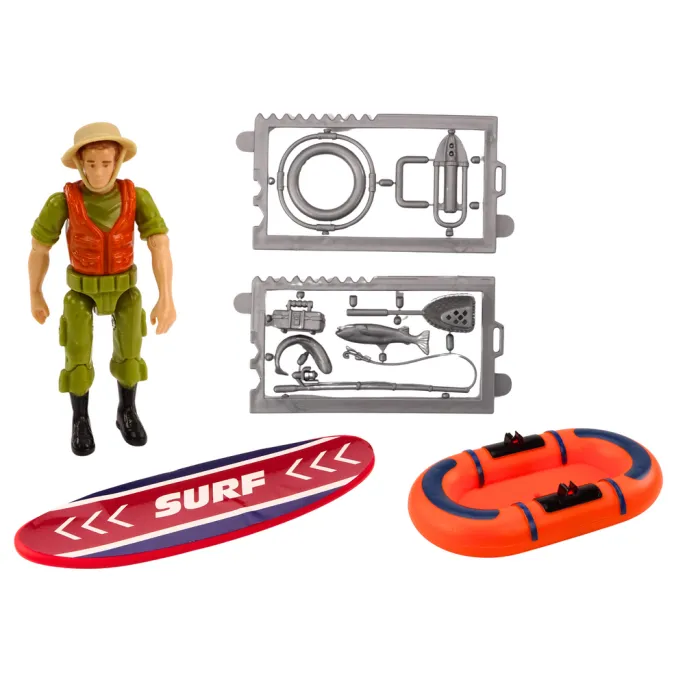 Kolorowy samochód zabawka z akcesoriami wodnymi do kreatywnej zabawy