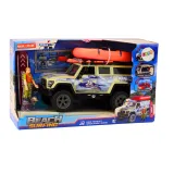 Zabawka samochód terenowy z oświetleniem LED i wodnymi akcesoriami dla dzieci