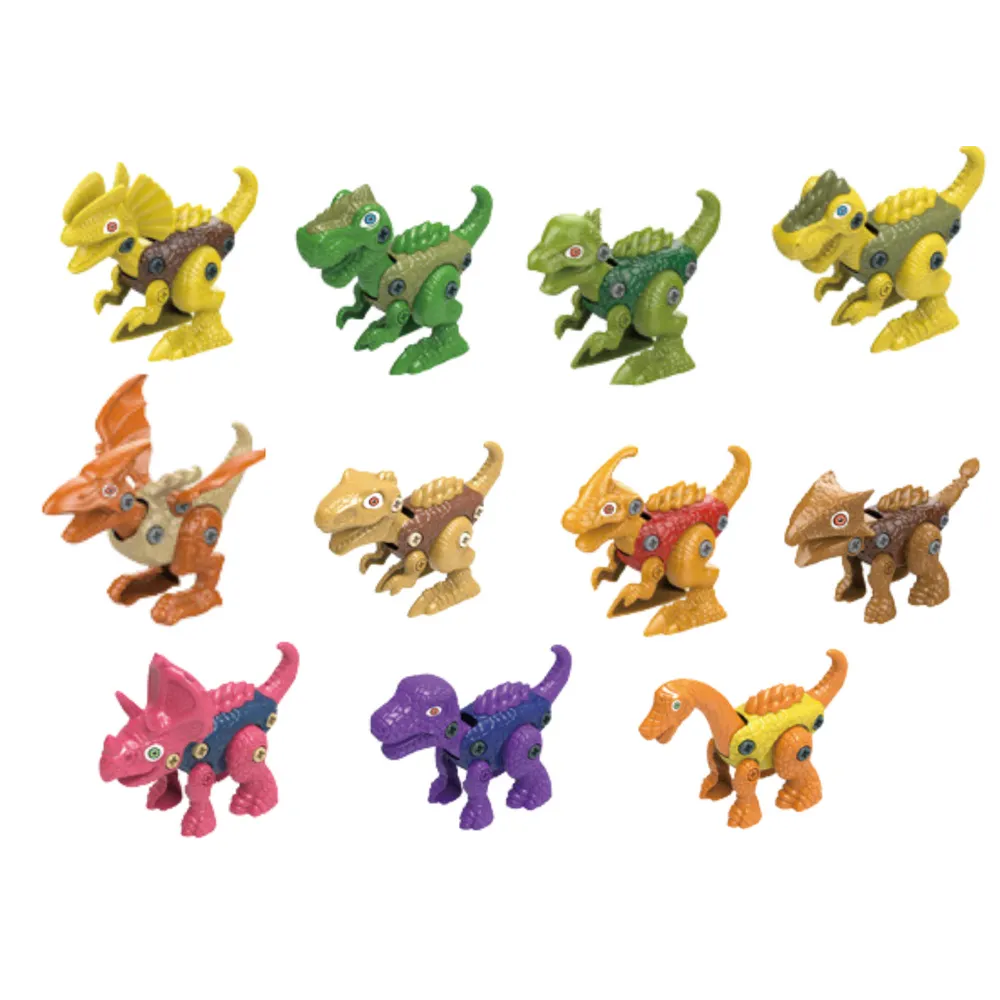 Kolorowe jaja dinozaurów do samodzielnego składania i zabawy