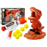 Figurka dinozaura do gry zręcznościowej z pistoletem i kulkami