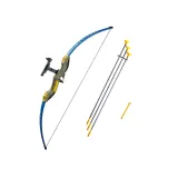 Duży łuk zabawkowy z kolorowymi elementami i akcesoriami dla dzieci