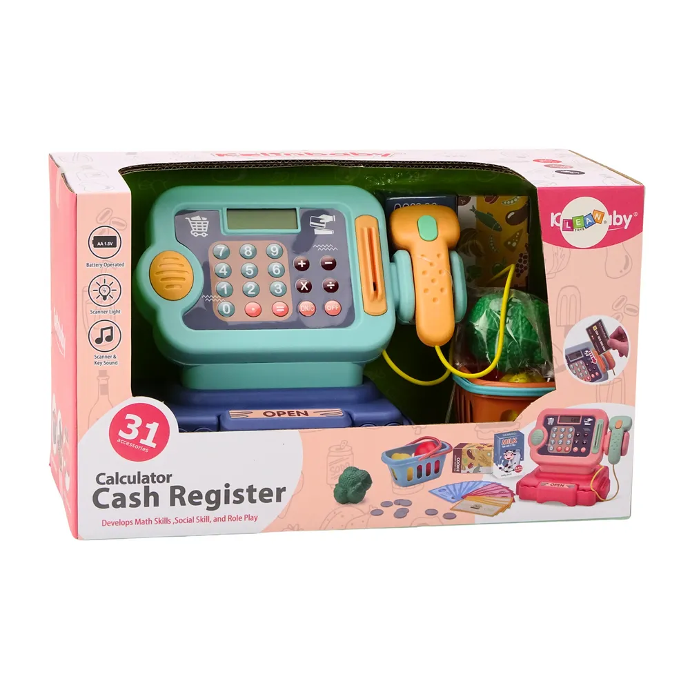 Zabawka edukacyjna do nauki liczenia i zabawy w sklep dla najmłodszych